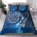 Matariki Galaxy Bedding Set New Zealand Map Maori Pattern