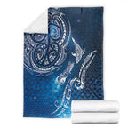 Matariki Galaxy Blanket New Zealand Map Maori Pattern