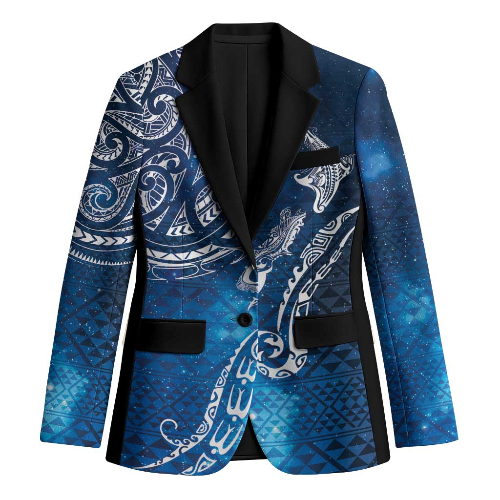 Matariki Galaxy Blazer New Zealand Map Maori Pattern