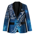 Matariki Galaxy Blazer New Zealand Map Maori Pattern