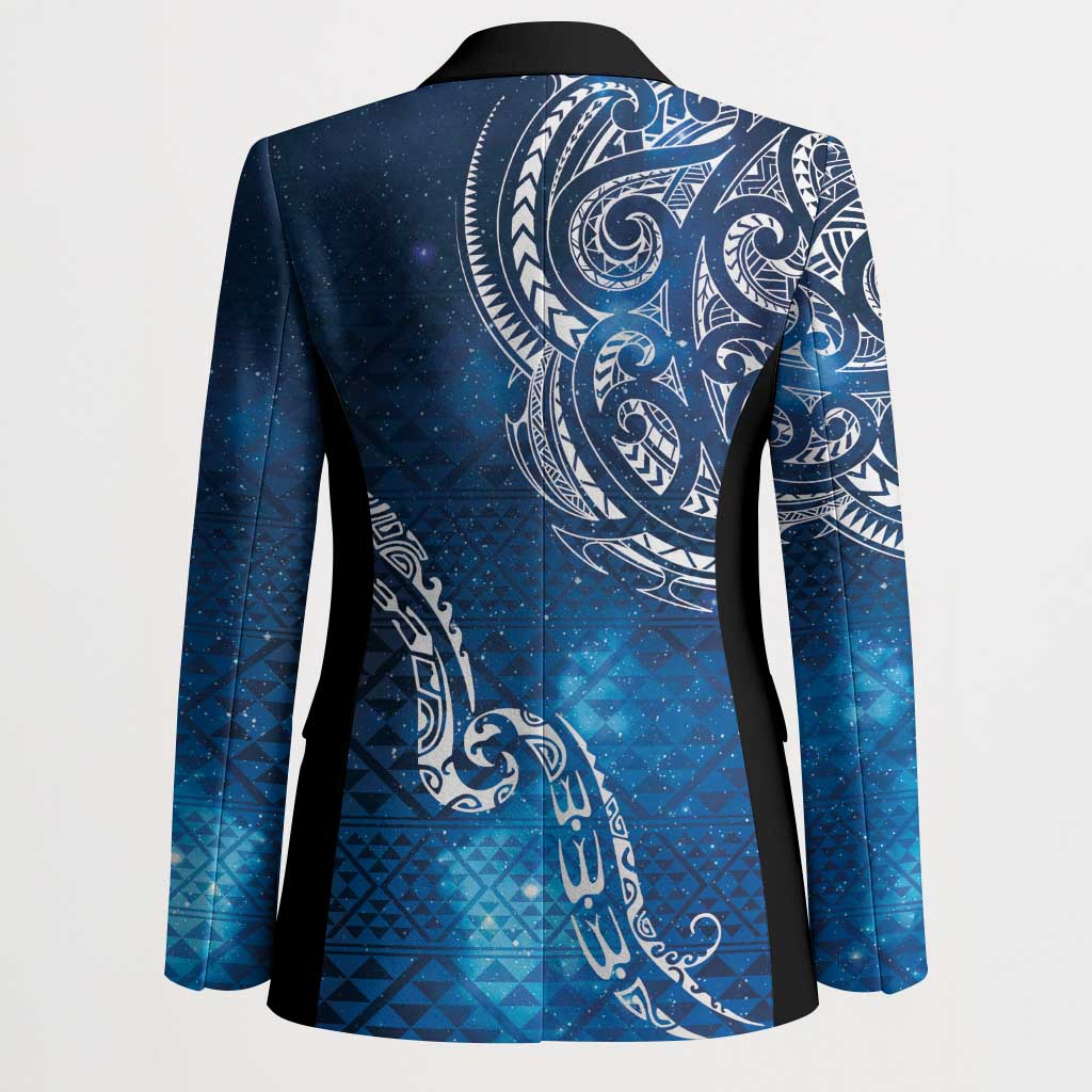 Matariki Galaxy Blazer New Zealand Map Maori Pattern