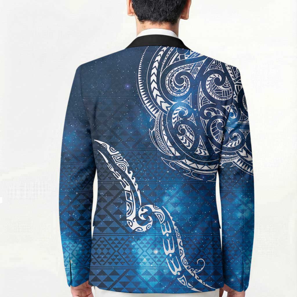Matariki Galaxy Blazer New Zealand Map Maori Pattern