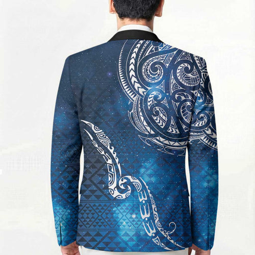 Matariki Galaxy Blazer New Zealand Map Maori Pattern