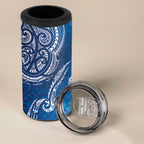 Matariki Galaxy 4 in 1 Can Cooler Tumbler New Zealand Map Maori Pattern