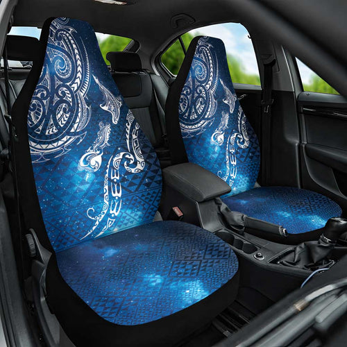 Matariki Galaxy Car Seat Cover New Zealand Map Maori Pattern