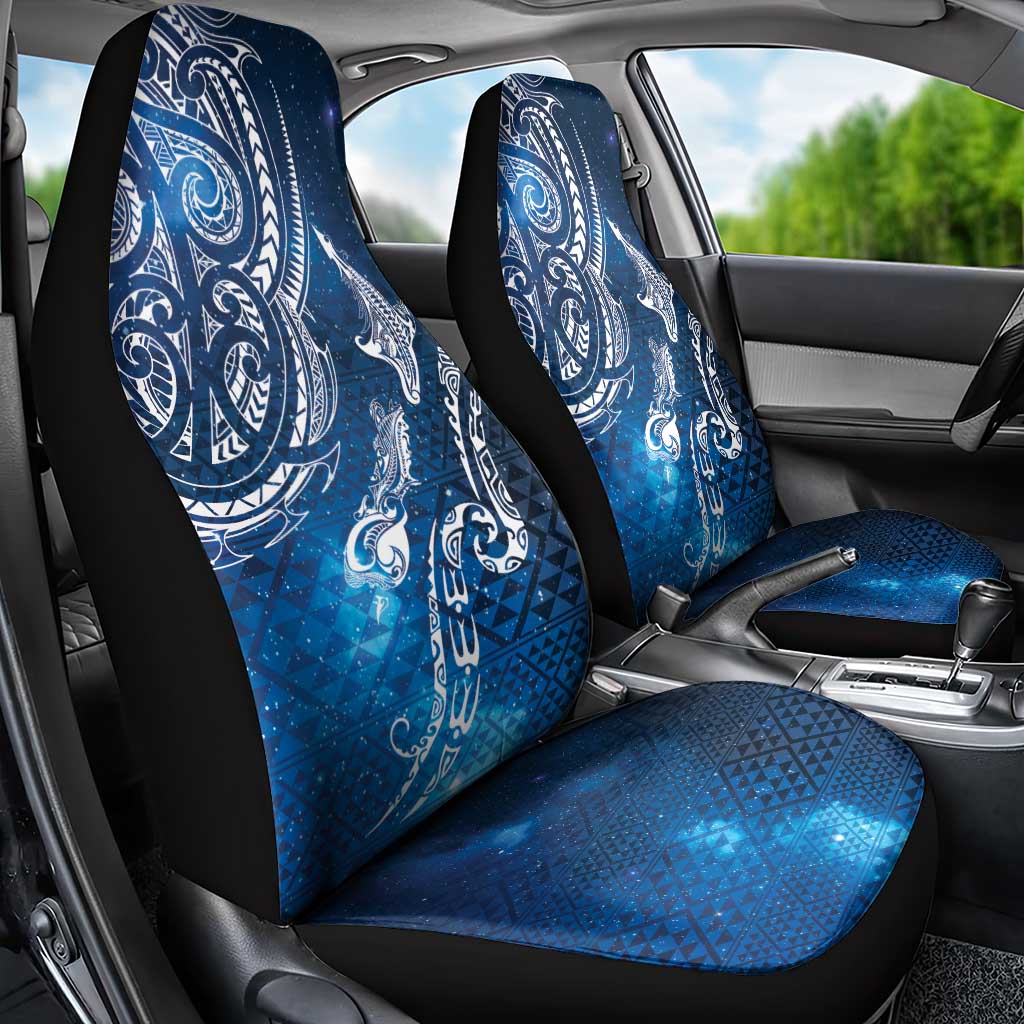Matariki Galaxy Car Seat Cover New Zealand Map Maori Pattern
