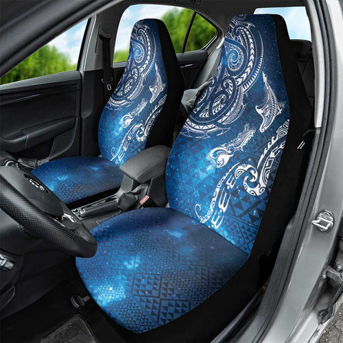 Matariki Galaxy Car Seat Cover New Zealand Map Maori Pattern