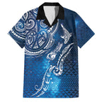 Matariki Galaxy Family Matching Mermaid Dress and Hawaiian Shirt New Zealand Map Maori Pattern