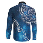 Matariki Galaxy Family Matching Tank Maxi Dress and Hawaiian Shirt New Zealand Map Maori Pattern
