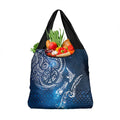 Matariki Galaxy Grocery Bag New Zealand Map Maori Pattern