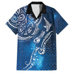 Matariki Galaxy Hawaiian Shirt New Zealand Map Maori Pattern