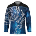 Matariki Galaxy Hockey Jersey New Zealand Map Maori Pattern