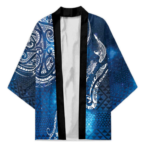 Matariki Galaxy Kimono New Zealand Map Maori Pattern