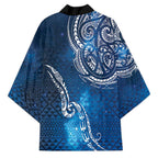 Matariki Galaxy Kimono New Zealand Map Maori Pattern