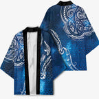 Matariki Galaxy Kimono New Zealand Map Maori Pattern