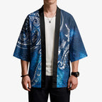 Matariki Galaxy Kimono New Zealand Map Maori Pattern