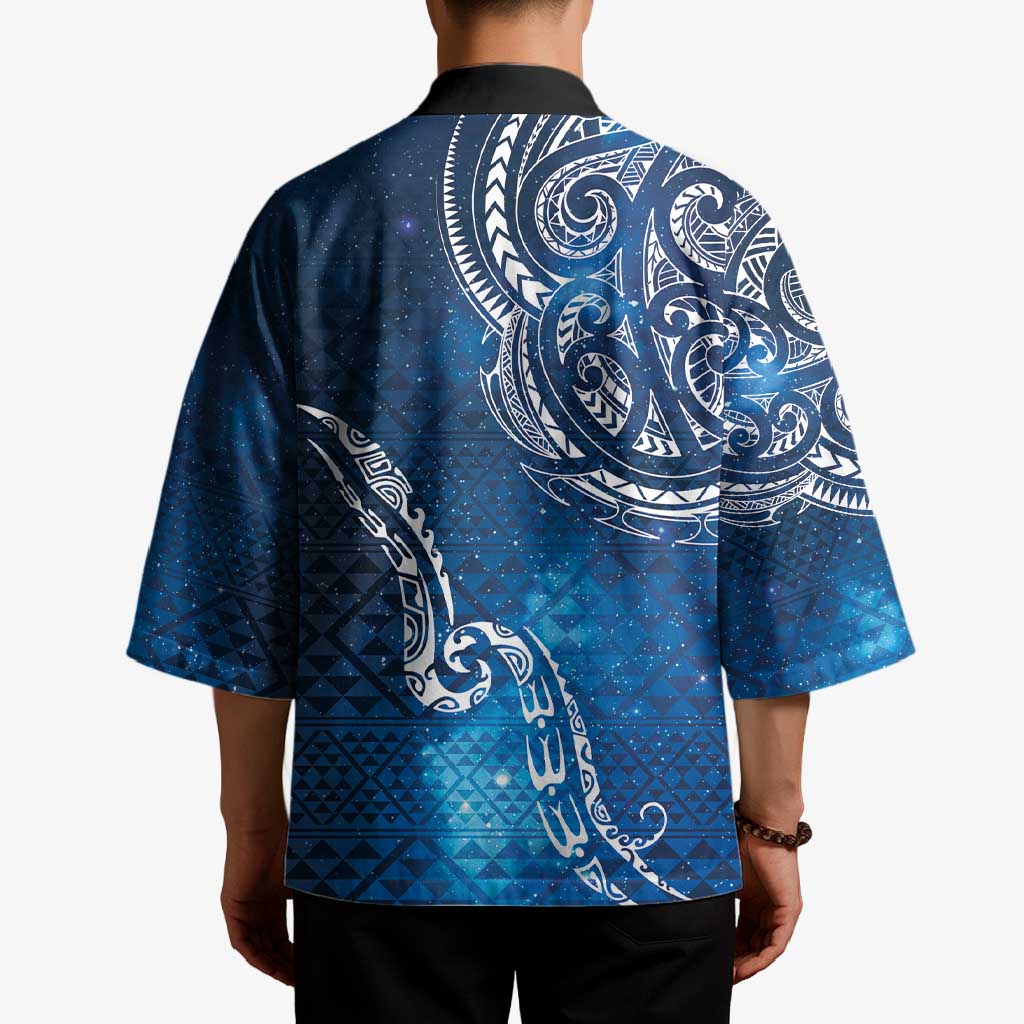 Matariki Galaxy Kimono New Zealand Map Maori Pattern