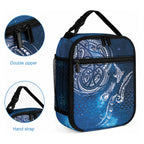 Matariki Galaxy Lunch Bag New Zealand Map Maori Pattern