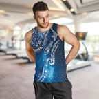 Matariki Galaxy Men Tank Top New Zealand Map Maori Pattern