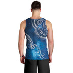 Matariki Galaxy Men Tank Top New Zealand Map Maori Pattern