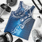 Matariki Galaxy Men Tank Top New Zealand Map Maori Pattern