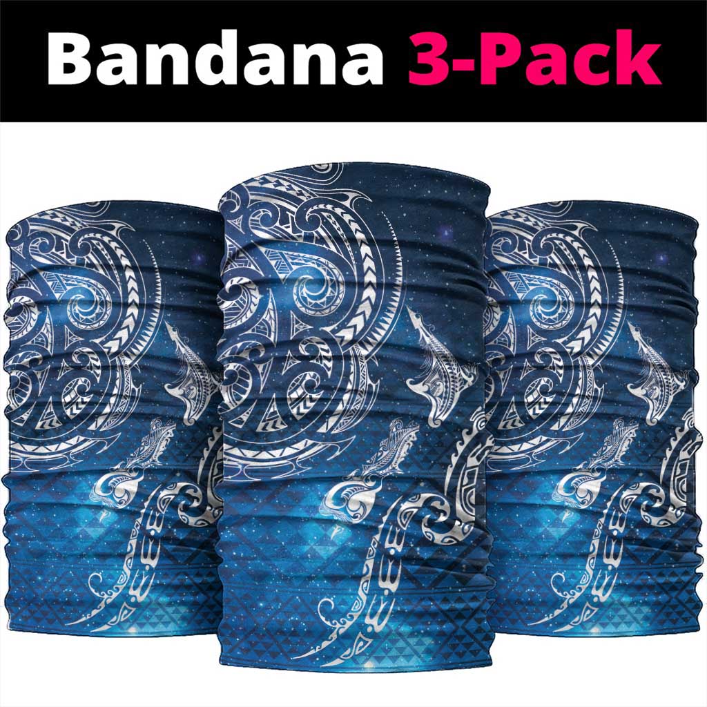Matariki Galaxy Neck Gaiter New Zealand Map Maori Pattern