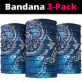 Matariki Galaxy Neck Gaiter New Zealand Map Maori Pattern