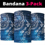 Matariki Galaxy Neck Gaiter New Zealand Map Maori Pattern