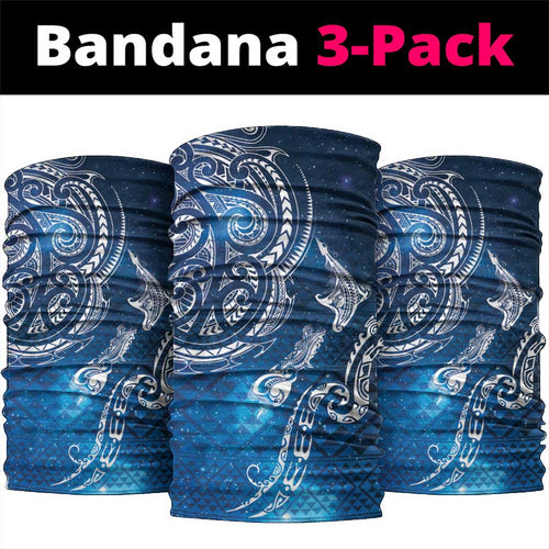 Matariki Galaxy Neck Gaiter New Zealand Map Maori Pattern