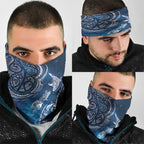Matariki Galaxy Neck Gaiter New Zealand Map Maori Pattern