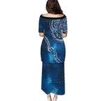 Matariki Galaxy Puletasi New Zealand Map Maori Pattern