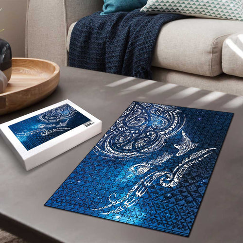Matariki Galaxy Puzzle New Zealand Map Maori Pattern