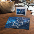 Matariki Galaxy Puzzle New Zealand Map Maori Pattern