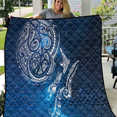 Matariki Galaxy Quilt New Zealand Map Maori Pattern