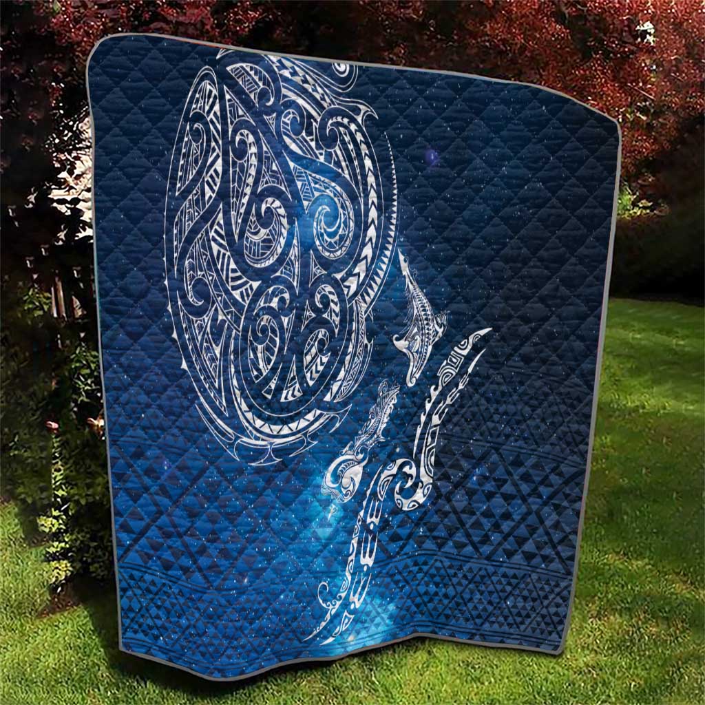 Matariki Galaxy Quilt New Zealand Map Maori Pattern