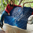 Matariki Galaxy Quilt New Zealand Map Maori Pattern