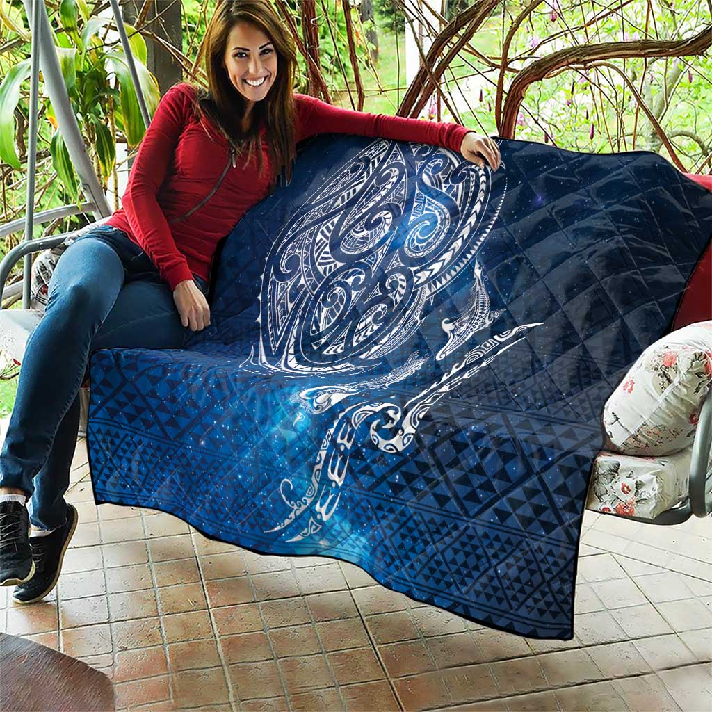 Matariki Galaxy Quilt New Zealand Map Maori Pattern