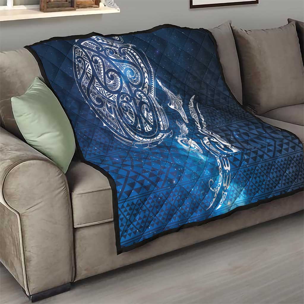 Matariki Galaxy Quilt New Zealand Map Maori Pattern