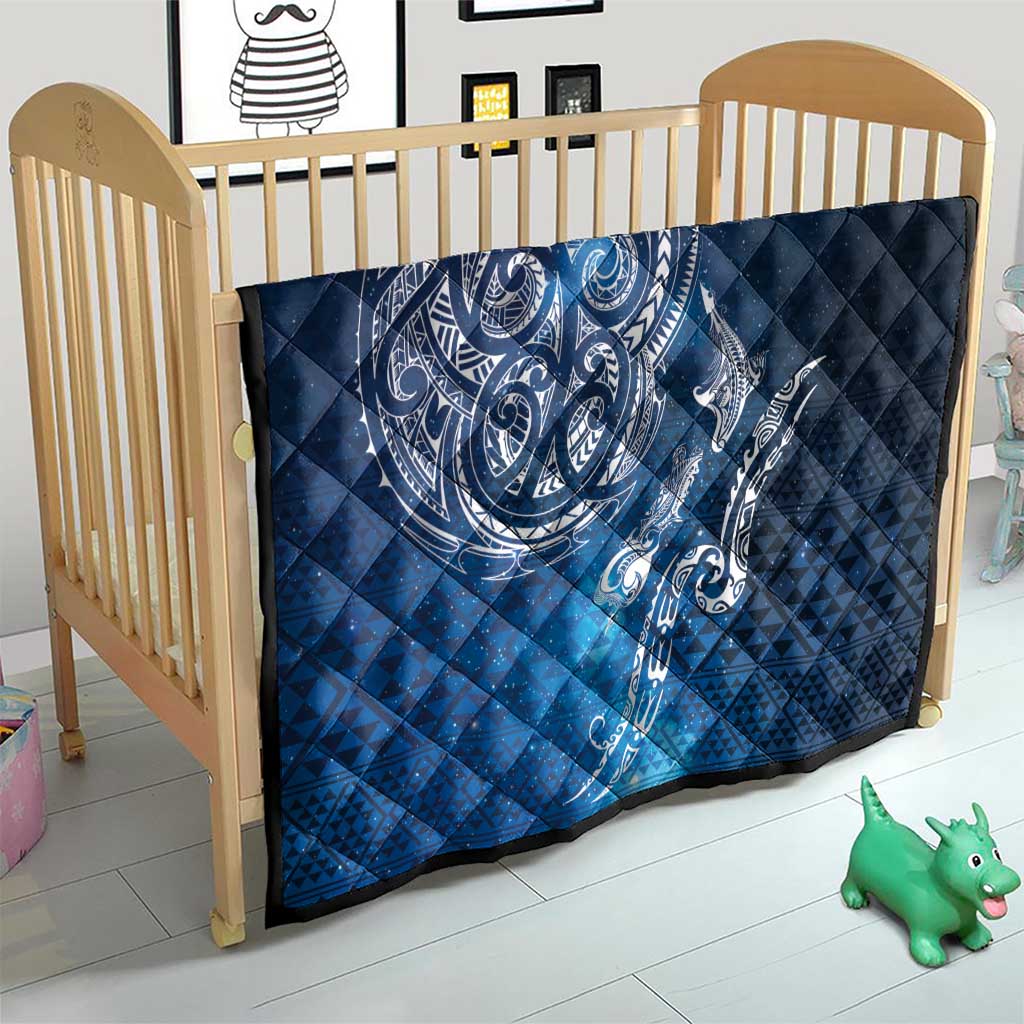 Matariki Galaxy Quilt New Zealand Map Maori Pattern