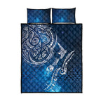Matariki Galaxy Quilt Bed Set New Zealand Map Maori Pattern