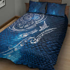 Matariki Galaxy Quilt Bed Set New Zealand Map Maori Pattern