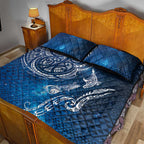 Matariki Galaxy Quilt Bed Set New Zealand Map Maori Pattern