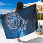 Matariki Galaxy Sarong New Zealand Map Maori Pattern