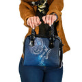 Matariki Galaxy Shoulder Handbag New Zealand Map Maori Pattern