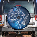 Matariki Galaxy Spare Tire Cover New Zealand Map Maori Pattern