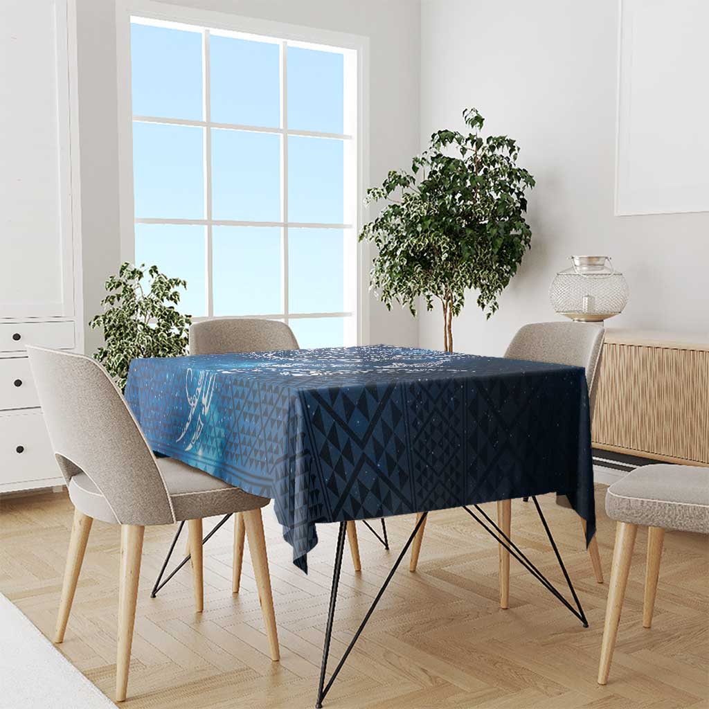 Matariki Galaxy Tablecloth New Zealand Map Maori Pattern