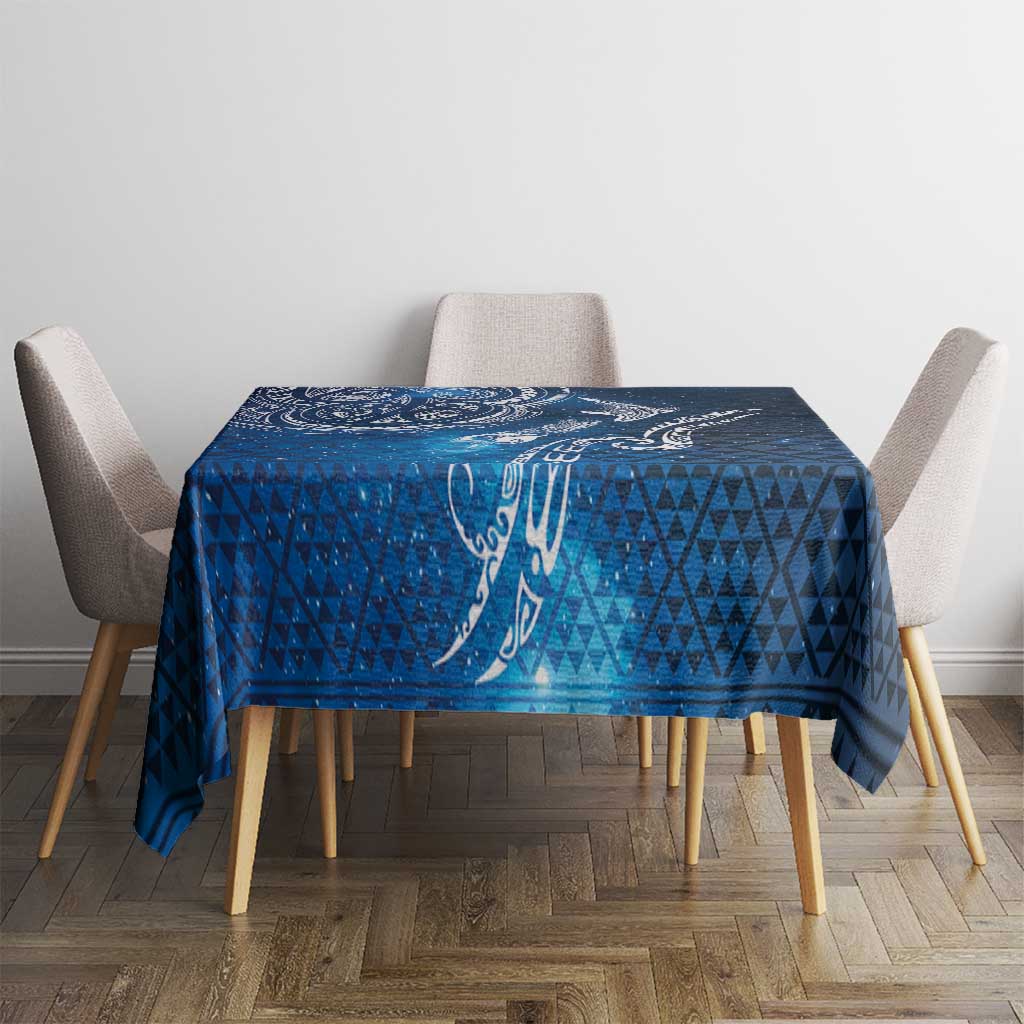 Matariki Galaxy Tablecloth New Zealand Map Maori Pattern