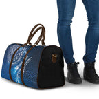 Matariki Galaxy Travel Bag New Zealand Map Maori Pattern