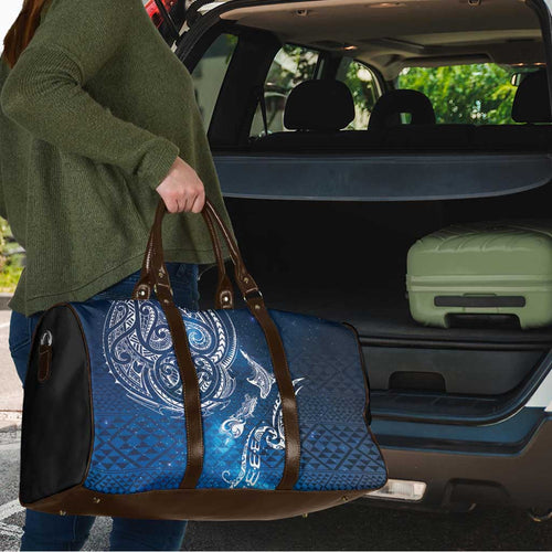 Matariki Galaxy Travel Bag New Zealand Map Maori Pattern