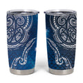 Matariki Galaxy Tumbler Cup New Zealand Map Maori Pattern